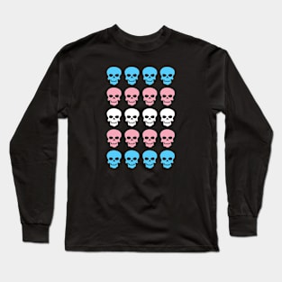 Trans Skulls Long Sleeve T-Shirt